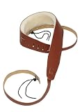 Levy's Leathers PM14-WAL Leather Banjo Cradle Strap,Walnut