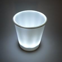 Fortune Products IB-RGBW9 LED Lighted Ice Bucket, 9.25" Diameter x 11.5" Height, 180oz Capacity, Multi-Color