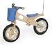 TWISTER 31.50.45.0 Holzlaufrad fürKinder, helles Holz, blau