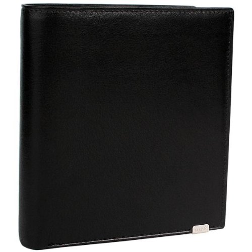 Leder Herren Portemonnaie Geldbörse Brieftasche Schwarz