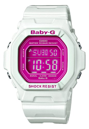 Baby-G Pink and White Digital Ladies Watch BG-5601-7ER 