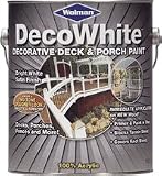 WOLMAN 12106 DECOWHITE WATERBASE DECK & PORCH PAINT SIZE:1 GALLON.