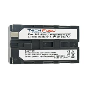 Sony Mavica MVC-FD75 Digital Camera Battery - Premium TechFuel® NP-F330 / NP-F550 Li-ion Battery