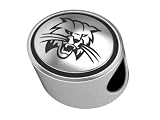 Ohio University Bobcats Bead Fits Most Pandora Style Bracelets Including Pandora, Chamilia, Biagi, Zable, Troll and More. High Quality Bead in Stock for Immediate Shipping