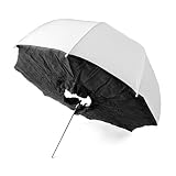 CowboyStudio 43in White Black Reflector Photo Studio Brolly Box