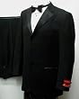 New Mens Italian Merino Virgin Wool Super 140s Black Tuxedo - Extremely High Quality, Incredible Value, Perfect For Every Black-Tie Occasion