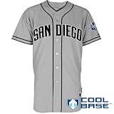 San Diego Padres Authentic 2012 Road Cool Base Jersey by Majestic