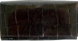 Genuine Crocodile Brown Expandable Wallet