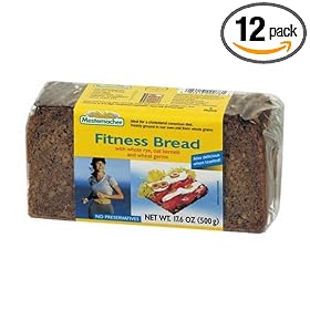 Mestemacher Fitness Bread, 17.6-Ounce Packages (Pack of 12)