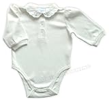 Pima Cotton Flower Embroidered Onesie