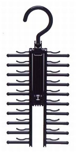 シンコハンガー ネクタイハンガークロス ブラック