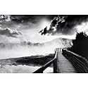 Walkway over the Lake Poster Print, 36x24 Poster Print, 36x24