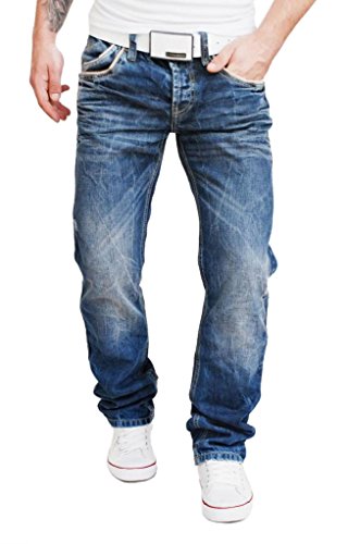 Cipo & Baxx Men's New Quality Cipo & Baxx Jeans Regular Fit Blue W29 / L32
