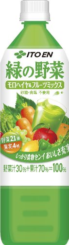 伊藤園 緑の野菜 20種の野菜と4種の果実モロヘイヤ&果実ミックス 930g×12本
