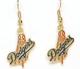 LA Dodgers - MLB Team Logo Dangler Earrings