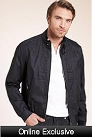 Big Tall Pure Cotton Wax Bomber Jacket