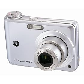GE-A735 7MP Digital Camera with 3X Optical Zoom (Silver) by General Electric