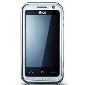 LG Arena KM900 Unlocked Phone with Quad Band, 5MP Camera, GPS, Dual Touch Screen, and DVD Resolution–International Version with No Warranty (Silver)