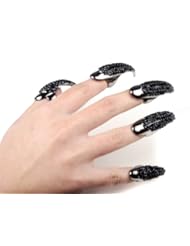 Jewelry: Nail Ring Fashion Jewelry PUNK Crystal Finger Tip 5pcs/lot - beautyshow