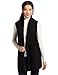 Calvin Klein Jeans Women's Ribbed Sweater Vest, Black, X-Large