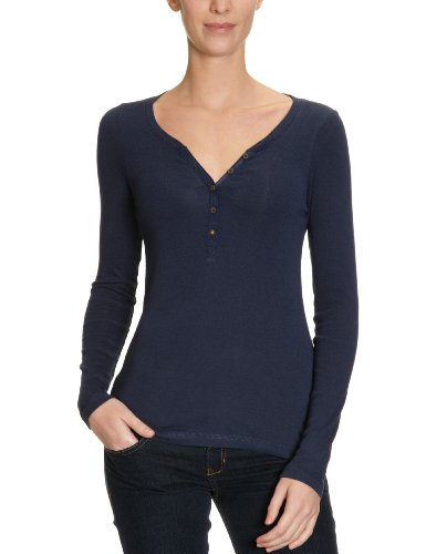 CAMPUS Damen Langarmshirt S40 2023 52123, Gr. 40 (L) Blau (870) Preisvergleich