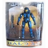 Halo 3 Spartan Soldier CQB Blue Action Figure