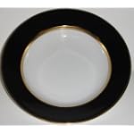 Fitz & Floyd Renaissance Black On White Rim Soup Bowl