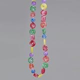 Kurt Adler H1737 9-Foot Plastic Glittered Life Saver, Ball, and Candy Garland