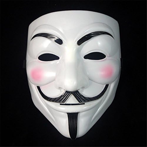V for Vendetta Mask Guy Fawkes Halloween Masquerade Party Face March Protest