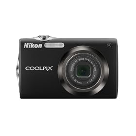 Nikon Coolpix S3000 12MP Digital Camera with 4x Wide Angle Optical Vibration Reduction (VR) Zoom and 2.7