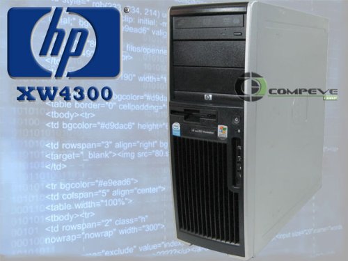HP Workstation xw4300 - CMT - 1 x P4 531 / 3 GHz - RAM 512 MB - HDD 1 x 80 GB - CD-RW / DVD - ATI Entry 2D - Gigabit Ethernet - Win XP Pro - Monitor : none