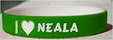 I Love Neala Custom Wristband