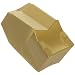 Dorian Tool SGT Multilayer Coated Carbide Cut-Off and Grooving Insert, Neutral Cut, 5/32" Cutting Width, 4" Insert (Pack of 10)