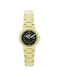 Seiko Womens SYME78 Stainless Steel Analog with Black Dial Watch