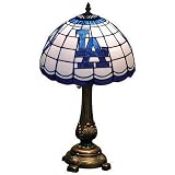 Los Angeles Dodgers MLB Stained Glass Table Lamp