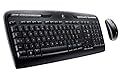 Logitech MK300 schnurlose Tastatur + Maus schwarz (deutsch)