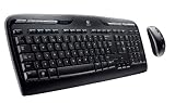 Produkt-Bild: Logitech MK300 schnurlose Tastatur + Maus schwarz (deutsch)