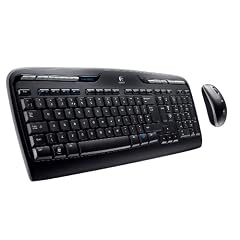 Logitech MK300 Tastatur + Maus schnurlos schwarz (deutsches Tastaturlayout, QWERTZ)