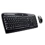 Logitech MK300 schnurlose Tastatur + Maus schwarz (deutsch)