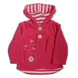 from Chelsea F.C. Chelsea Football Club Girls Microfleece Hooded Jacket with Butterfly Embroidery (Cerise, 6 to 9 Months) (Model 3393044181079)