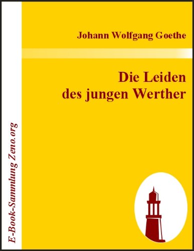 Buch - Cover Die Leiden des jungen Werther - Johann Wolfgang Goethe - Contumax GmbH & Co. KG