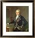 Portrait of Jean Antoine Chaptal Comte de Chanteloupe Framed Art Poster Print by Anicet-Charles Lemonnier, 25x27