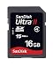 Electronics : SanDisk Ultra II 16GB/15MB SDHC Card