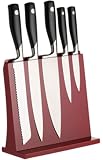 Review Kitchen Craft  / DESIGNER 5 PIECE KNIFE SET WITH RED MAGNETIC KNIFE BLOCK