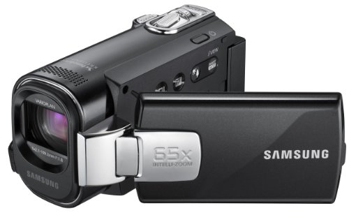 Samsung SMX-F400 Camcorder (SD Karten-Slot, 52 fach optischer Zoom, 6,85 cm (2,7 Zoll) LC-Display, USB 2.0) schwarz