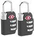 Lewis N. Clark TSA 3-dial Combo Lock - 2 pack Luggage Accessories