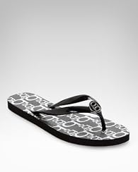 bebe Logo Stacked Flip Flop