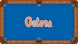 University of Florida Pool Table Felt - Professional 7ft - Gators Logo Blue