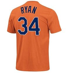 Nolan Ryan Astros Orange MLB Player T-Shirt