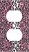 Hot Pink Leopard Skin Print Decorative Outlet Cover